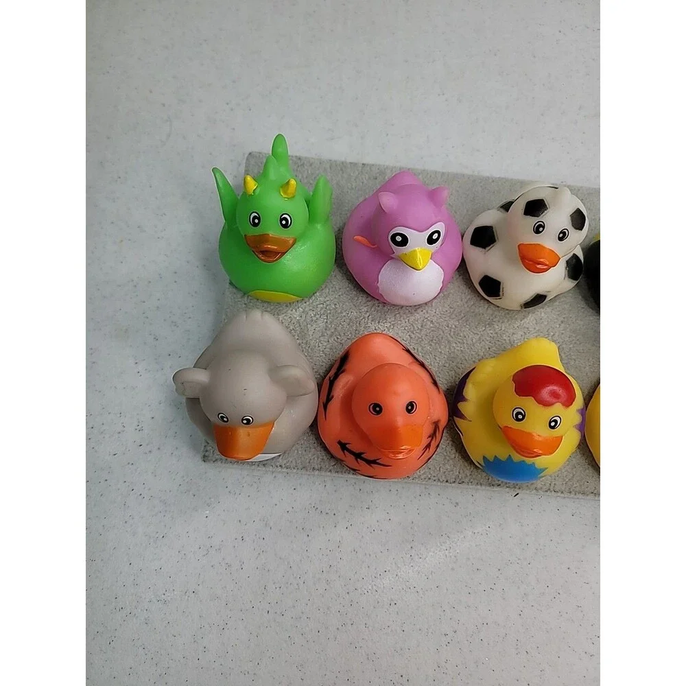 Rubber Ducks in Bulk, Assortment Duckies for Jeep Ducking Duck Lot Of 9